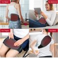 Comfytemp Cordless Heating Pad with Massager for Back Pain Relief for