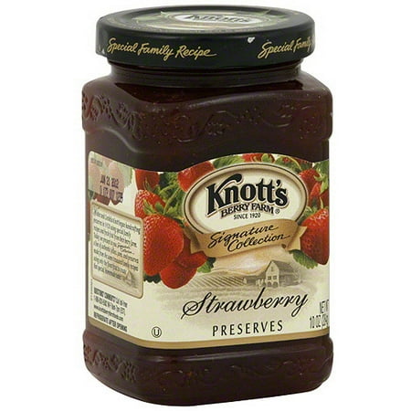 Knott's Berry Farm Strawberry Preserves, 10 oz (Pack of 6)