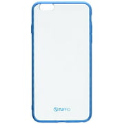 iPhone 6s Plus case, iPhone 6 Plus case, Nupro Lightweight Protective Bumper Case Cover for Apple iPhone 6s Plus (5.5" screen) - Clear/Blue