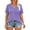 Purple, variant on Casual Print T Shirt Loose Fit Comfortable Blouse Tee Top for Everyday Wear and Fashion Outfits G Sleeve Shirts for Women Workout T Shirts Women Women Shirts Long Sleeve Shirt Juniors Long