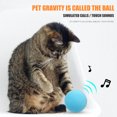 thumbnail image 1 of Pelota interactiva Smart Catjuguete de entrenamiento de hierba gaterapelota de juego para mascotas (lana azul) Ndcxsfigh Nuevos Originales, 1 of 5