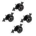 thumbnail image 6 of MLINS  4 Pcs Zinc Alloy Handle Vintage Bronze Knobs Handles Cabinet Kitchen Black, 6 of 8