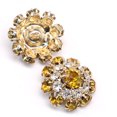 thumbnail image 1 of onlyliua Clearance Items Rhinestone Button Covers Crystal Buttons For Clothing Detachable Shirt Button Clips Buttons Jewelry Button Snaps With Pliers Press, 1 of 2