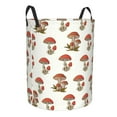 thumbnail image 2 of Fotbe Mushroom Laundry Basket with Handles, Waterproof Large Laundry Hamper, Wash Bag for Corner Dorm, Rolling Laundry Basket with Handles-Small, 2 of 8