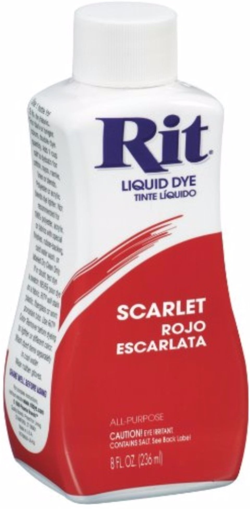 Rit Liquid Fabric Dye, Scarlet 8 oz (Pack of 4)