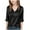 Black, variant on jobturf Shirts for Girls Dressy Casual V Neck Silk Satin Blouses Summer Comfy Loose Lightweight Basic Tees 3/4 Sleeve Tops Size 4-15 Years