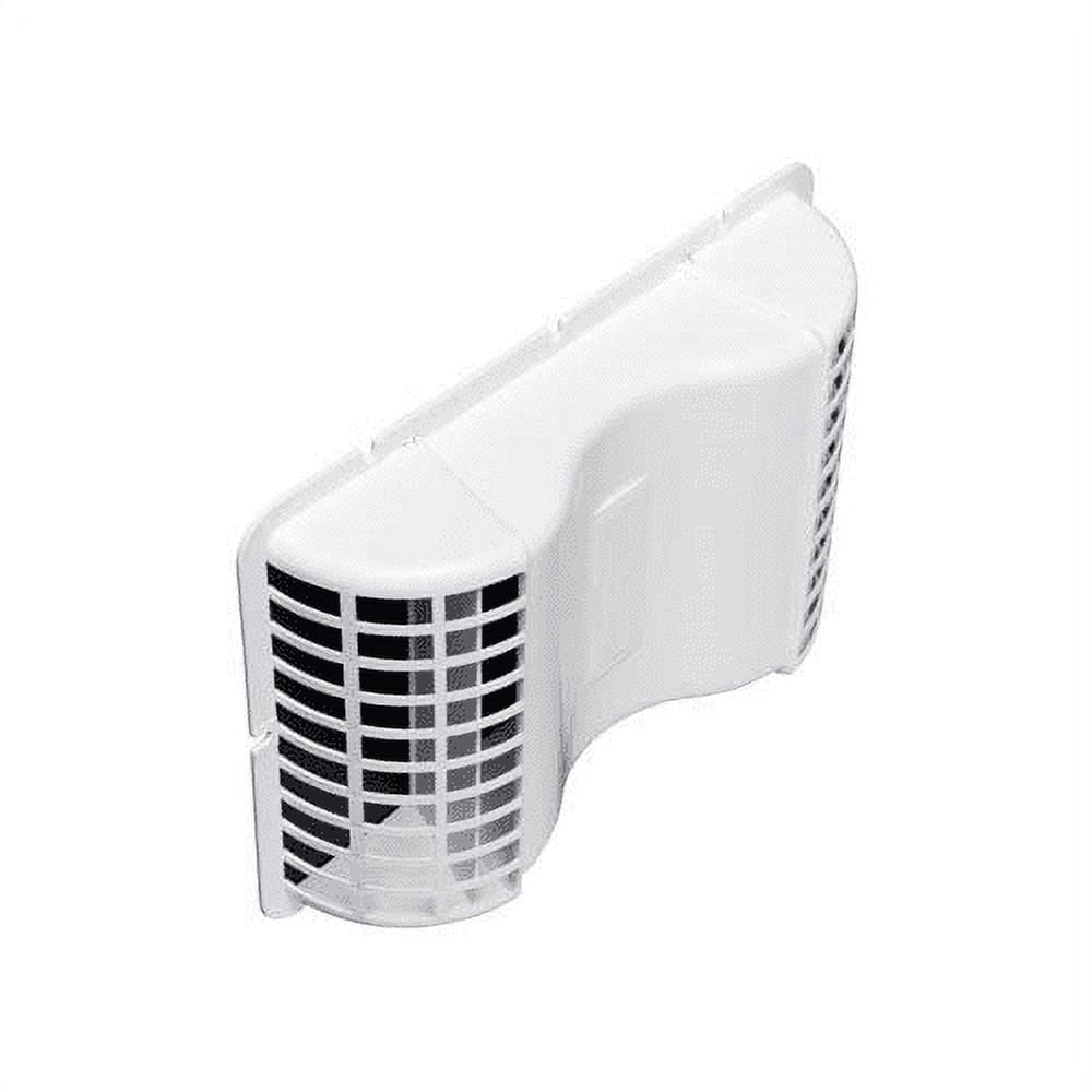 (2 pack) Deflect-O Undereave Vent 2-1/4 " H X 7 " W X 10-1/8 " L, 4-13/16 " White