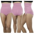 thumbnail image 3 of ToBeInStyle Womens Pack of 4 Seamless High-Waisted Compression Layer Shaping Briefs, 3 of 4
