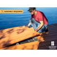 thumbnail image 4 of 4' x 4' Aluminum Decking Panel (Brown Wood Grain) (10977), 4 of 6