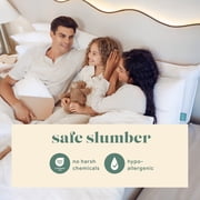 ComfyDown Down Alternative Pillow for Sleeping — Soft Classic Comfort, 100% Cotton Cover, Breathable Pillow, Plush Fill, Shape Retaining for Back & Stomach Sleepers-Twin, Set of 2