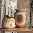 thumbnail image 5 of Jamie Young Co Topanga Coastal Wood Vase with Grain Pattern in Natural, 5 of 6