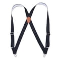 thumbnail image 4 of SGFCWSX Men's Dotted Elastic Suspenders, Casual 4-Clip Adjustable Formal Suspenders Black, 4 of 4