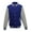 Royl Bl/ Hth Gry, variant on Just Hoods By AWDis JHA043 Men's 80/20 Heavyweight Letterman Jacket