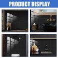 thumbnail image 1 of TABLZONE 10Pcs Black PVC Backsplash Tile Stickers Removable Self Adhesive Wall Sticker for Kitchen and Bathroom, 1 of 7