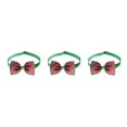 thumbnail image 4 of sweethay Collares para perros Pajarita Collar a cuadros ajustable Accesorios para mascotas Decoración Hebilla Regalos Cachorros Gatos Navidad Type1 NO1, 4 of 6