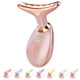 thumbnail image 1 of Masajeador facial y de cuello con luz: masajeador facial portátil de 7 colores para el cuidado de la piel, oro rosa, 1 of 5