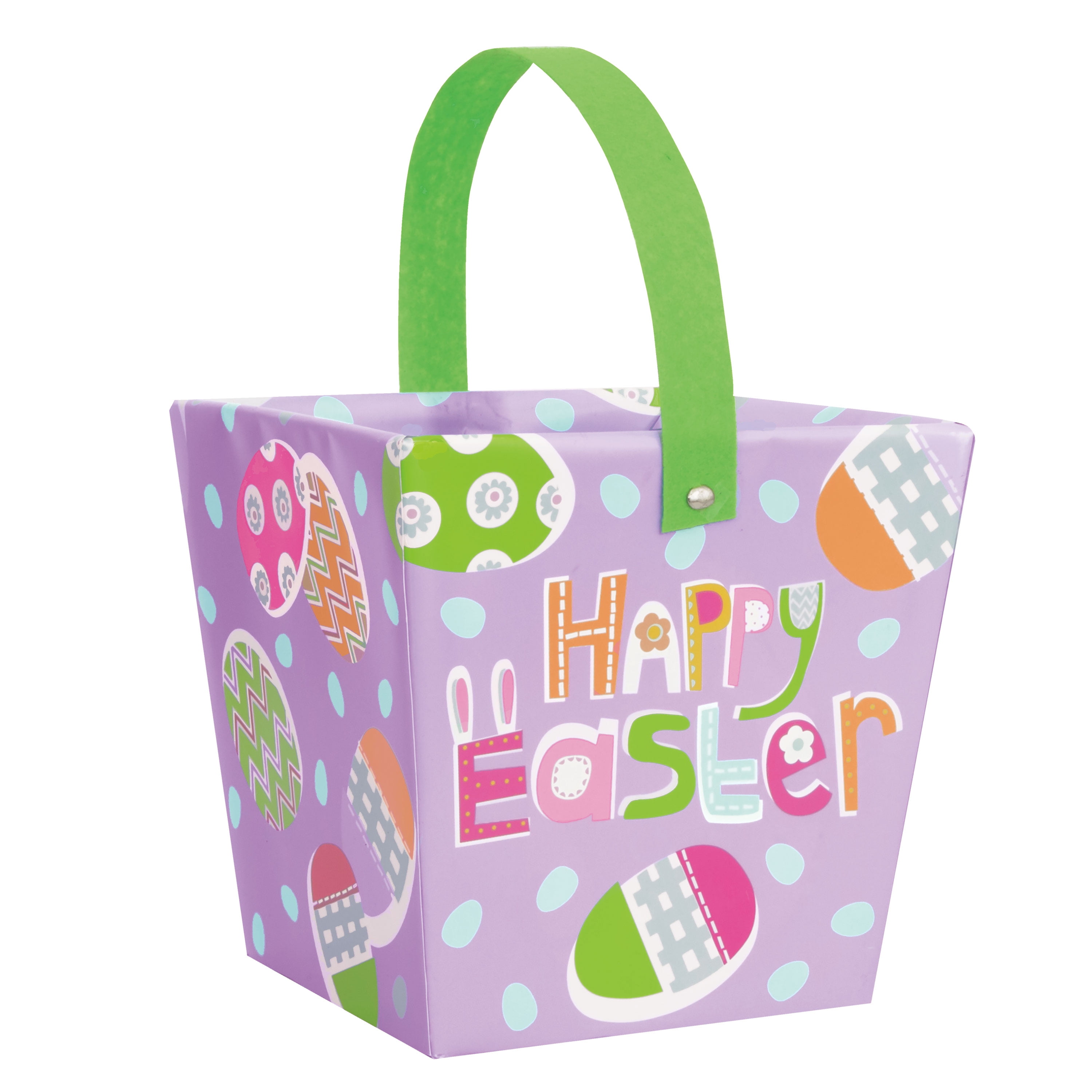 Easter White Truck Platic Treat Bucket 5 Quart Capacity by Way to Celebrate