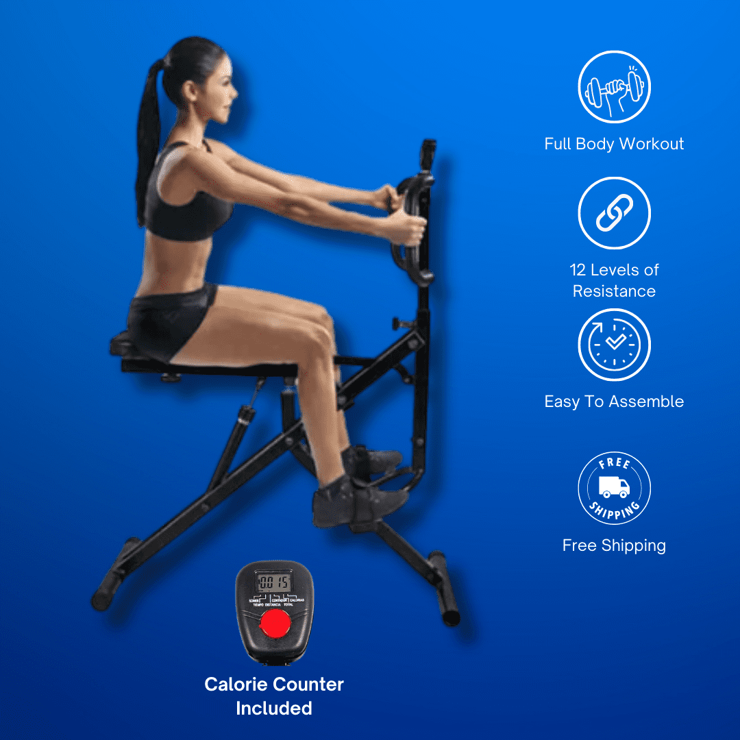 Total Crunch Power Rider Abdominal Core Trainer and Glutes Squat Exerciser Cardio and Crunch Workout Machine for Home Gym Horse Riding Exercise in Iraq at IQD 629780 Rating 5