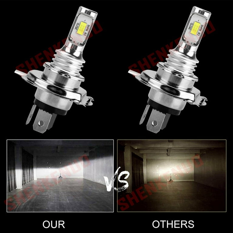 Ampoule H4 LED Feux Croisement phare scooter 6500K - Sofimep