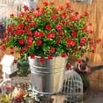 thumbnail image 2 of Flores artificiales Grunyia, eucalipto rojo, 10 paquetes, 2 of 7