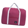 thumbnail image 1 of Foldable Travel Duffel Bag Luggage Packing Organizers, Space Saving, Lightweight Red, 1 of 9