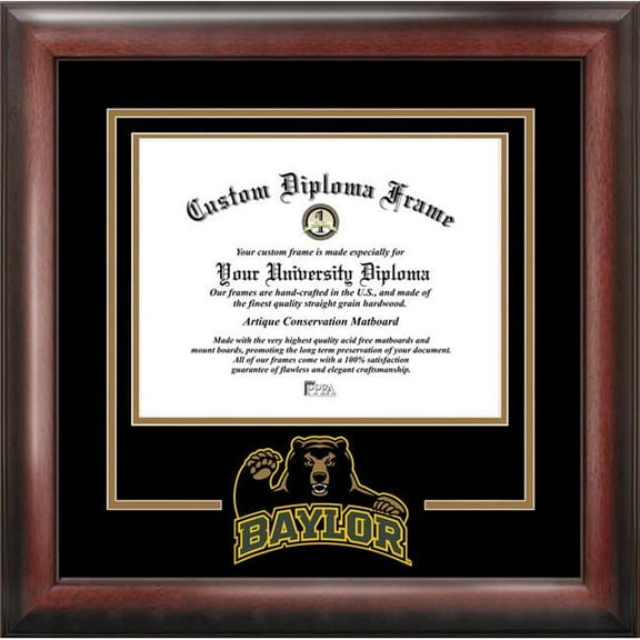 Campus Images TX955SD Baylor University Spirit Diploma Frame