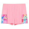 thumbnail image 3 of Mufeng Kids Girls Print Swimming Shorts Quick Dry Sports Shorts Tankini Swim Bottoms Beachwear Pink 12, 3 of 5
