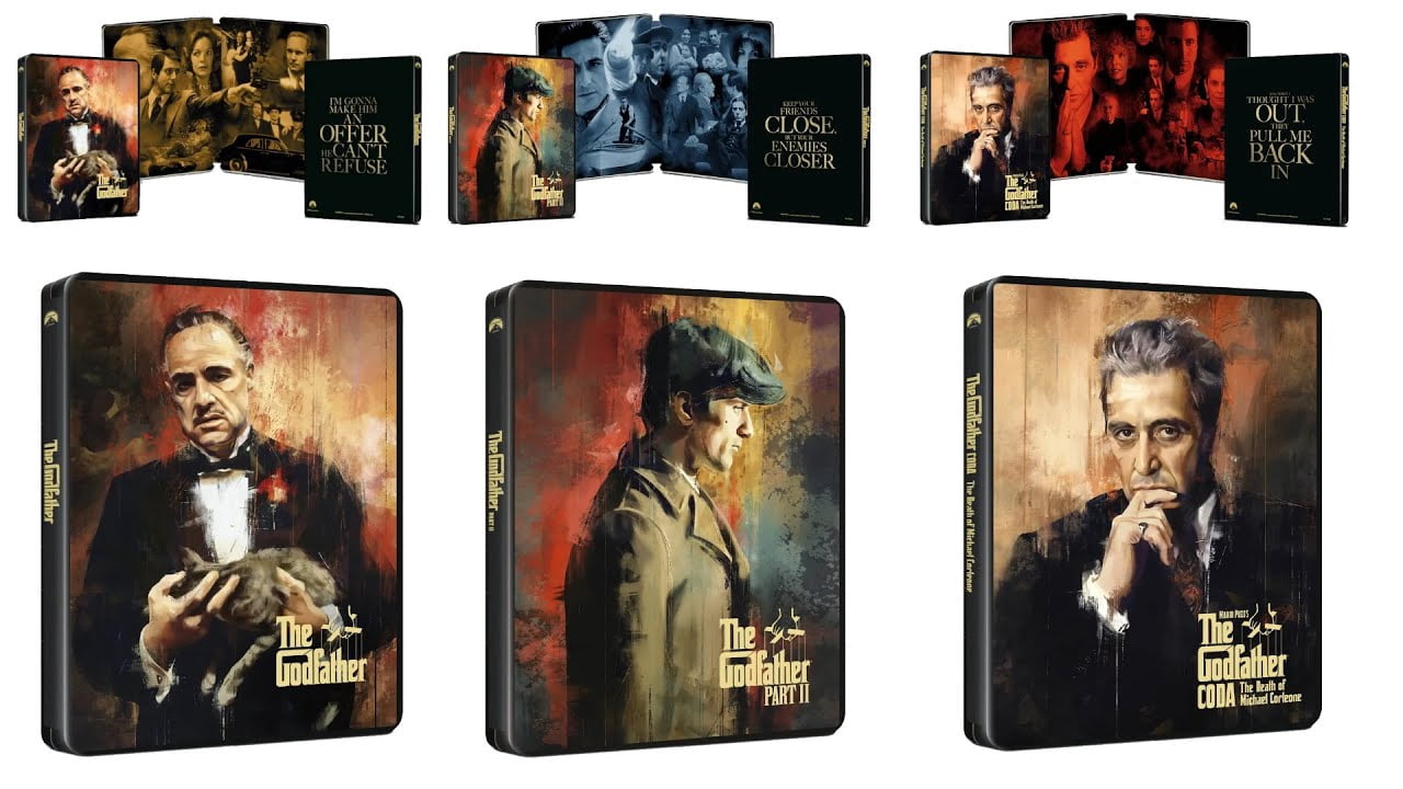 Godfather Steelbook Bundle (Walmart Exclusive) (4K Ultra HD) (Walmart Exclusive), Exclusive Bundle, Drama