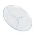 thumbnail image 4 of Plato de vidrio templado para refrigerios plato de cena colocación separada para picnics para uso diario ANGGREK Otros, 4 of 8