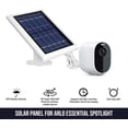 thumbnail image 2 of Wasserstein Solar Panel with 13ft Cable for Arlo Essential Spotlight/XL Spotlight Camera Only - Power Your Arlo Camera Continuously (2 Pack, White), 2 of 7
