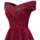 thumbnail image 4 of Vintage Lace Evening Party Dress Women Slash Neck Sleeveless Midi Dress Ladies Elegant Dresses, 4 of 5