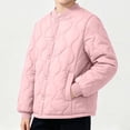 thumbnail image 2 of LIaqionyy Kids Quilted Jackets Lightweight Button down Jacket Boys Girls Warm Coats Padded Outwear with Pockets, 2 of 7