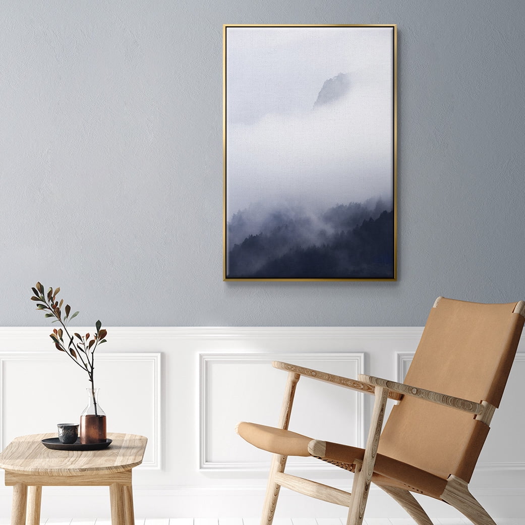 Above the Clouds Framed Premium Gallery Wrapped Canvas - Ready to Hang