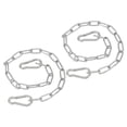 thumbnail image 1 of Cadena de Fitness Uxcell para Columpio de Porche, Kit de Extensión de Alta Resistencia, Plata 1/8 x 20", 1 of 7