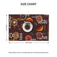 thumbnail image 3 of Rocae A Cup Of Black Coffee On A Saucer Printed Heat Resistant Place Mats,Classic Hemstitch Cloth Fabric Placemats Imitation Linen Place Mat Table Mats 18x12 inch, 3 of 9