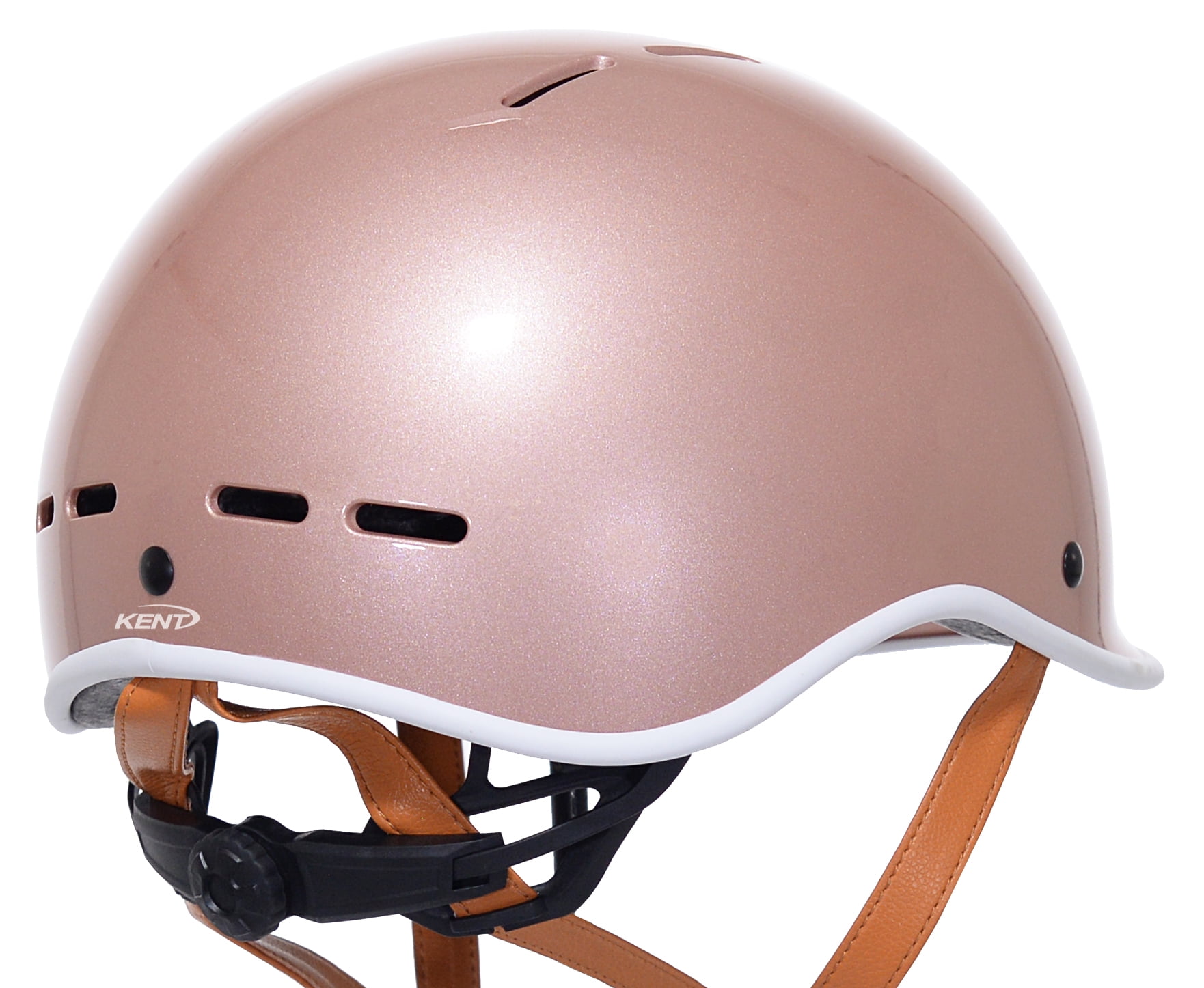 Kent Bicycles Adult Multi-Sport Commuter Bicycle Helmets, Rose Gold, Medium