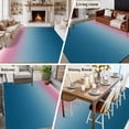 thumbnail image 5 of 6'x9' Area Rugs, Pink Blue Ombre Indoor Outdoor Area Rug for Living Room Bedroom, Modern Abstract Art Aesthetics Washable Bathroom Rugs Kitchen Floor Carpet Mats Home Decor Aesthetic, 5 of 8