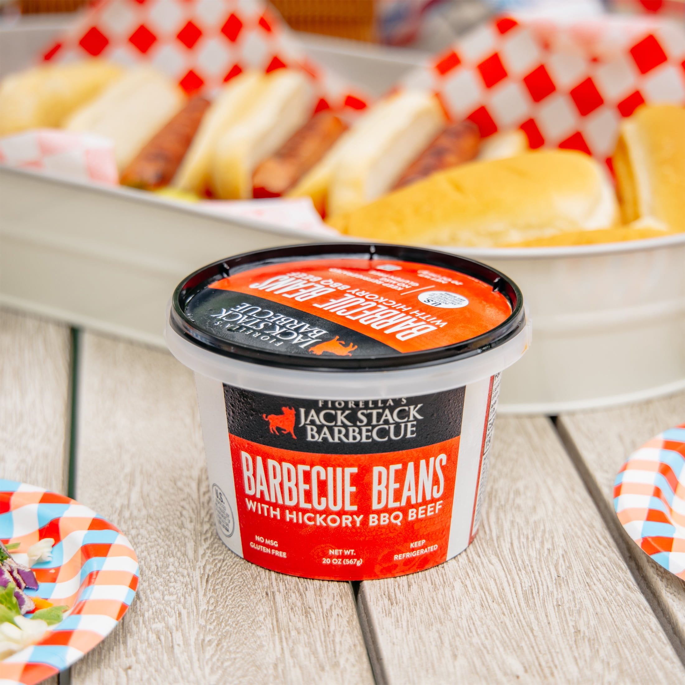 Fiorella's Jack Stack Barbecue Beans with Hickory BBQ Beef