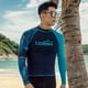 thumbnail image 1 of Traje de buceo para hombre, protector solar, secado rápido, traje de buceo, traje de surf de playa ajustado, traje de baño de medusas de manga larga y secado rápido, 1 of 6