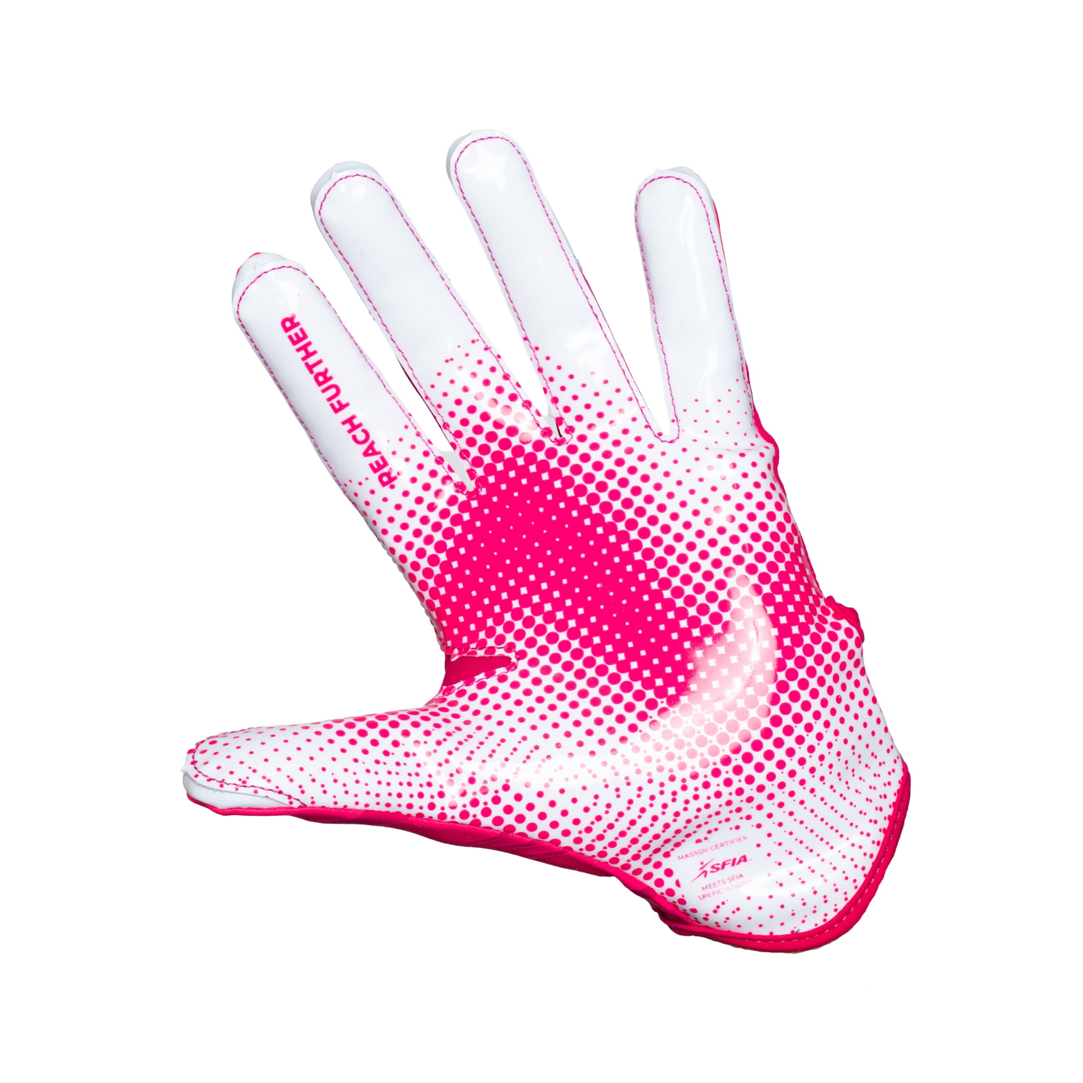 Massov VPRO3 Youth Football Glove, Child Receiver Glove, Pink, Small