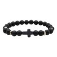 thumbnail image 3 of Birdeem Natural Stone Black Elastic Thread Bracelet Natural Stone Black Elastic Thread Bracelet, 3 of 5