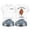 White, variant on Wang6 Womens Short Sleeve Plus Size Aloka Tshirts Casual Crew Neck Walking for Peace Letter Printed Summer Tops Loose Fit Graphic Tees White XL