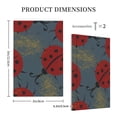 thumbnail image 5 of Kll Ladybug Wall Plate,Gloss Finish,Standard Size 1 - 5" X 3", Polycarbonate Thermoplastic,Electric Receptacle Plug Covers, 5 of 8