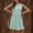 Green, variant on Jerdar Summer Dresses for Women 2032 Casual Sleeveless Tank Mini Short Dress Crew Neck Bubble Sundress with Pockets S