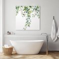 thumbnail image 3 of Summer Eucalyptus Leaves Wall Art Painting on Canvas, Pastoral Rustic Botanical Canvas Art Home Prints Wall Art Framed Modern Artwork for Living Room Bedroom Wall Decor 8x8in, 3 of 9