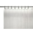 3 Gauge Vinyl Shower Curtain Liner w/ Weighted and Metal
