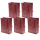 thumbnail image 3 of Bolsa de regalo de papel Colcomx de lujo 5 uds. para despedida de soltera Vino rojo, 3 of 8