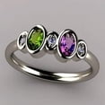 thumbnail image 2 of Elegant Cubic Zircon 925 Silver Rings Women Engagement Party Jewelry Sz 6-10, 2 of 4
