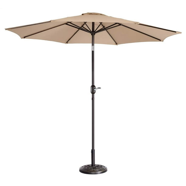 Fabric Patio Umbrella in Beige