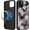 Crystal Black Butterfly, variant on for iPhone 13/14 Cases, Campatible with Magsafe, Adopting a Sturdy and Durable Silicone Hard Shell Design, Bright and Attractive, Crystal Black Butterfly.